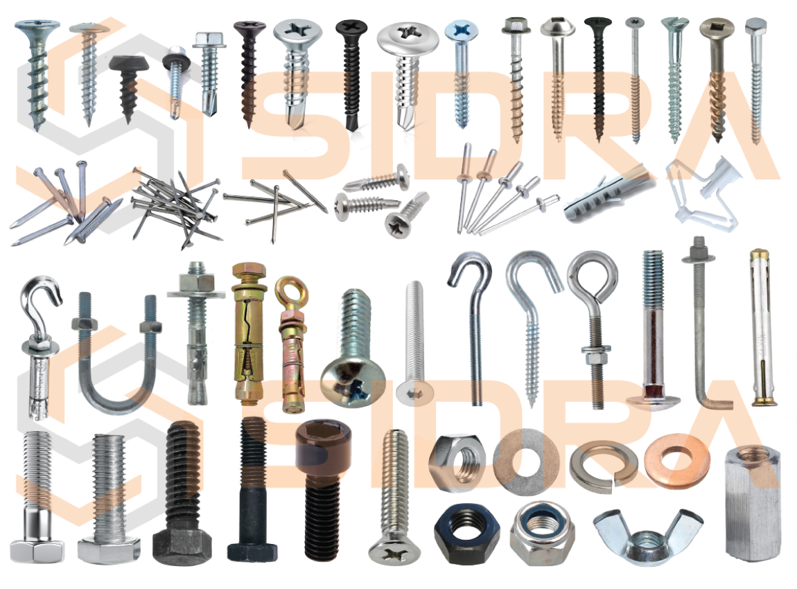 Screws, Nuts, Bolts & Common Nails