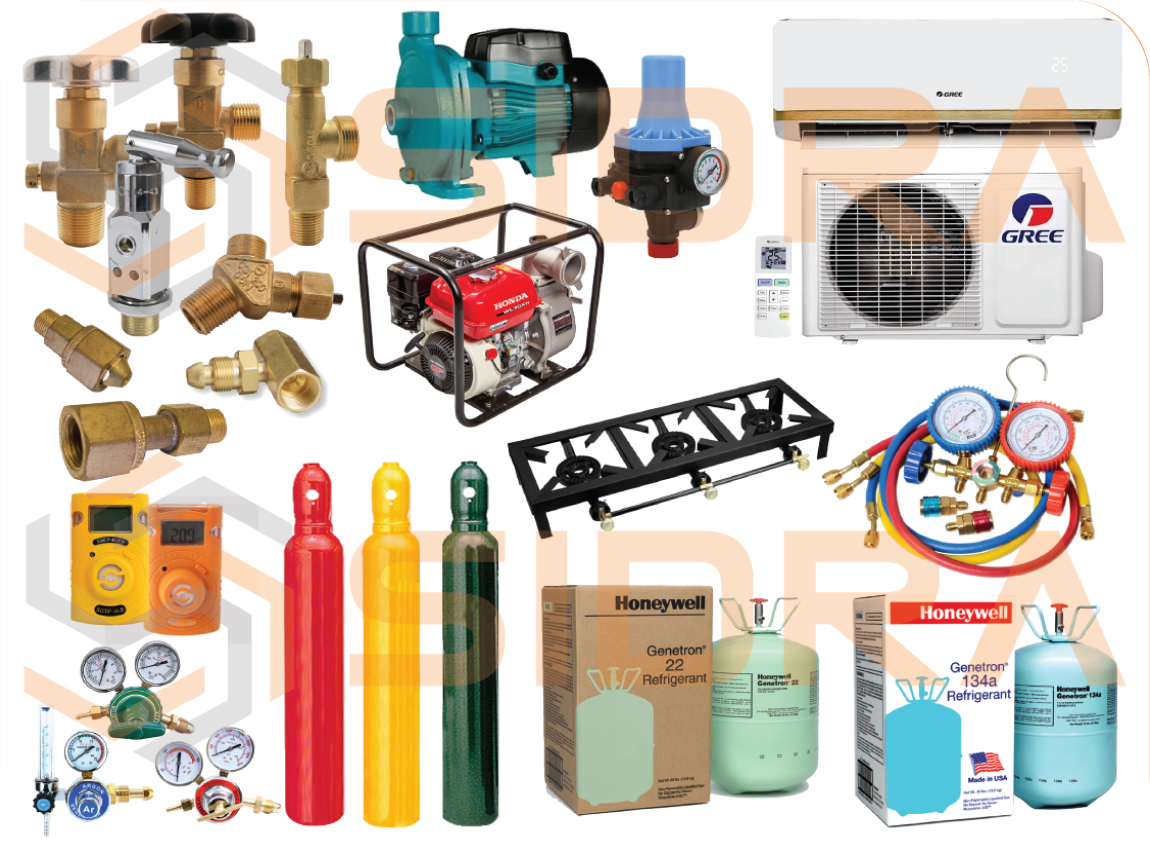 Industrial Gas Detectors, Cylinders & Refrigerants